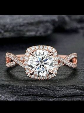Rose gold ring